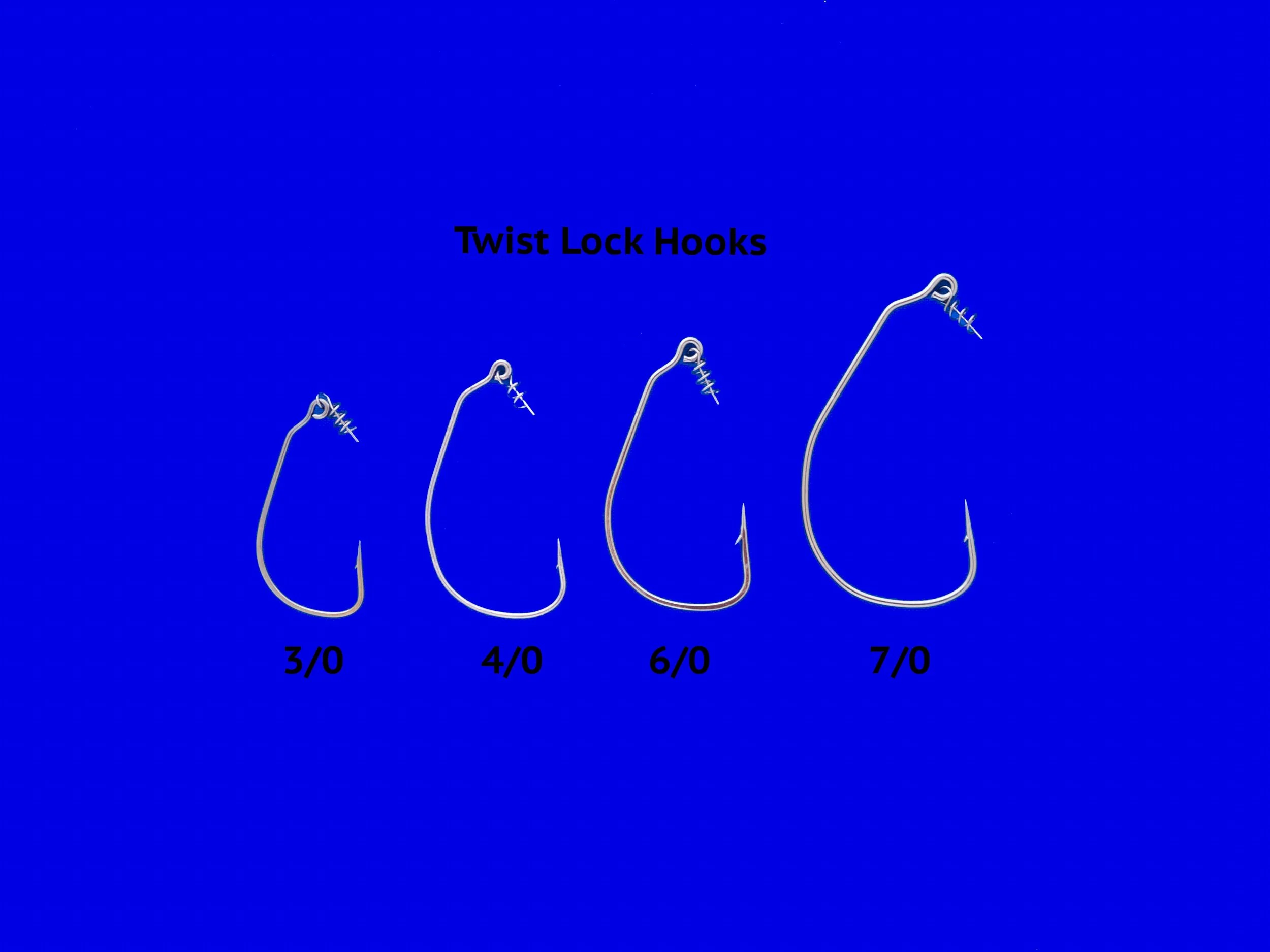 6-0 Twistlock Hook 4 Pack — Fish Snax Lures